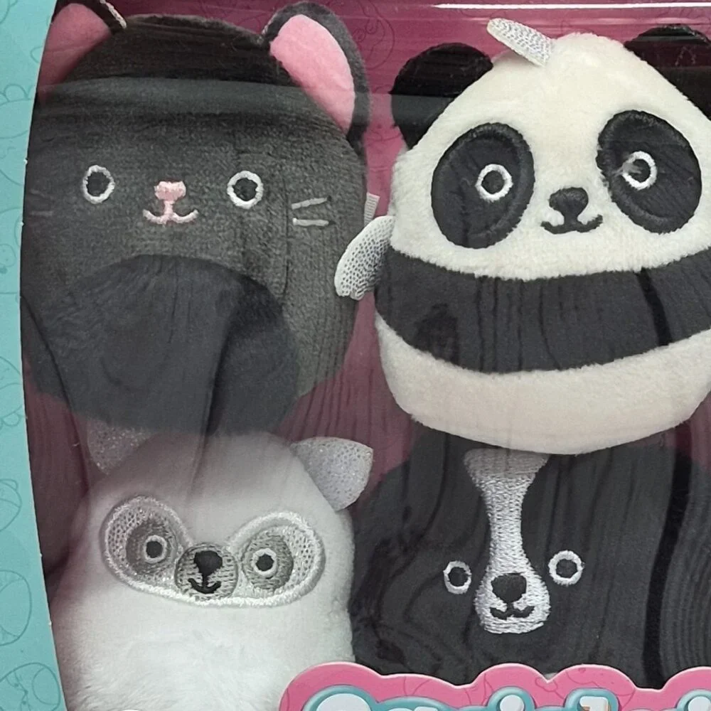 Squishville Black and White Squad 2" Plush Set Of 6, by Original Squishmallows - Picture 2 of 5